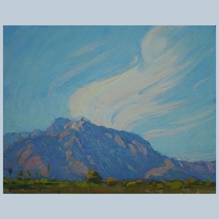Anza Borrego Desert Landscape Painting By Plein Air Artist Saim Caglayan