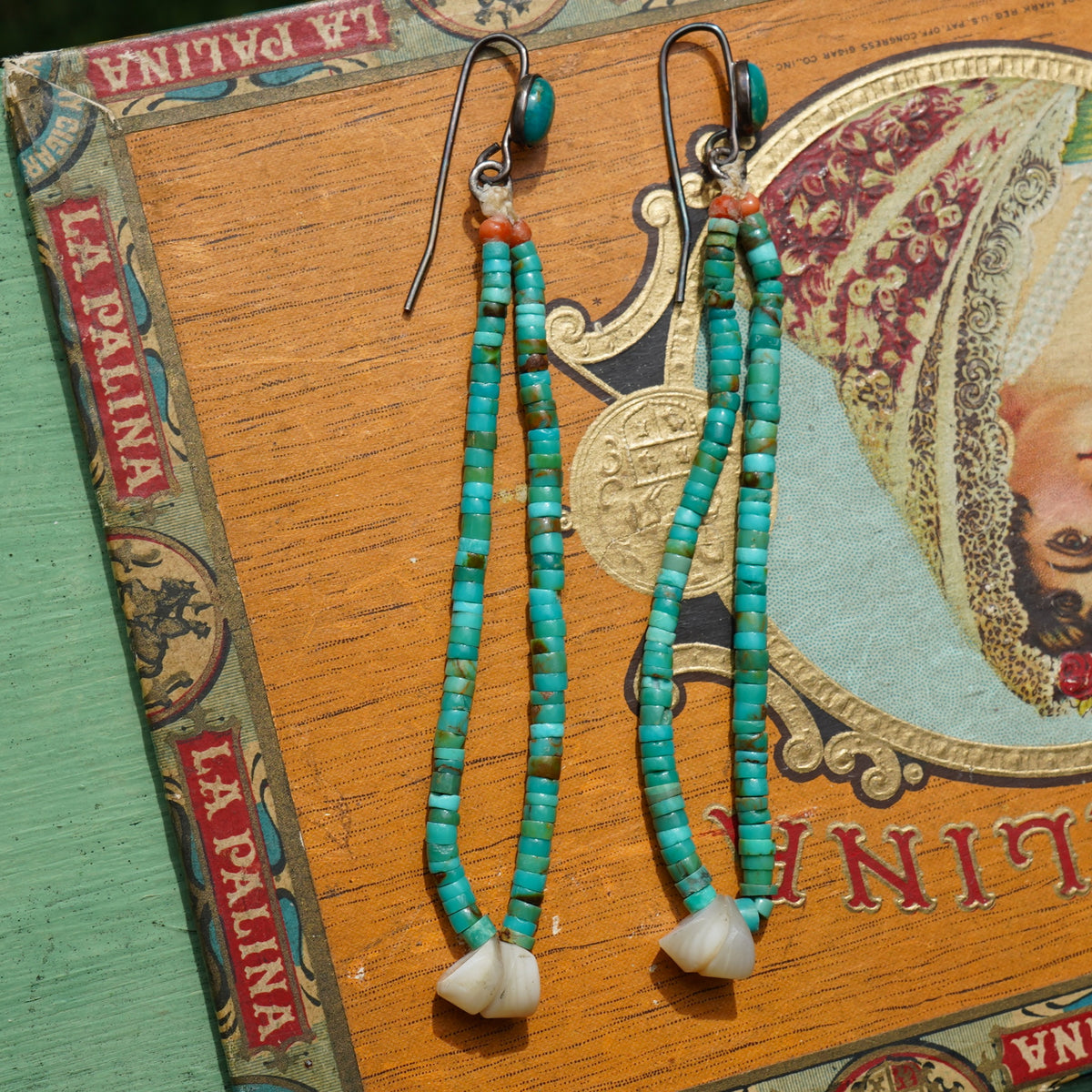 Vintage Turquoise Jacla Earrings