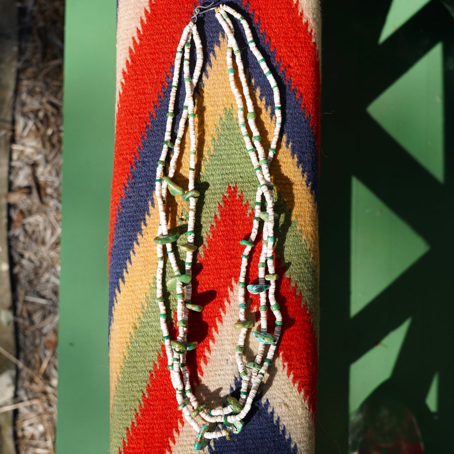 Vintage Navajo Three Strand Necklace