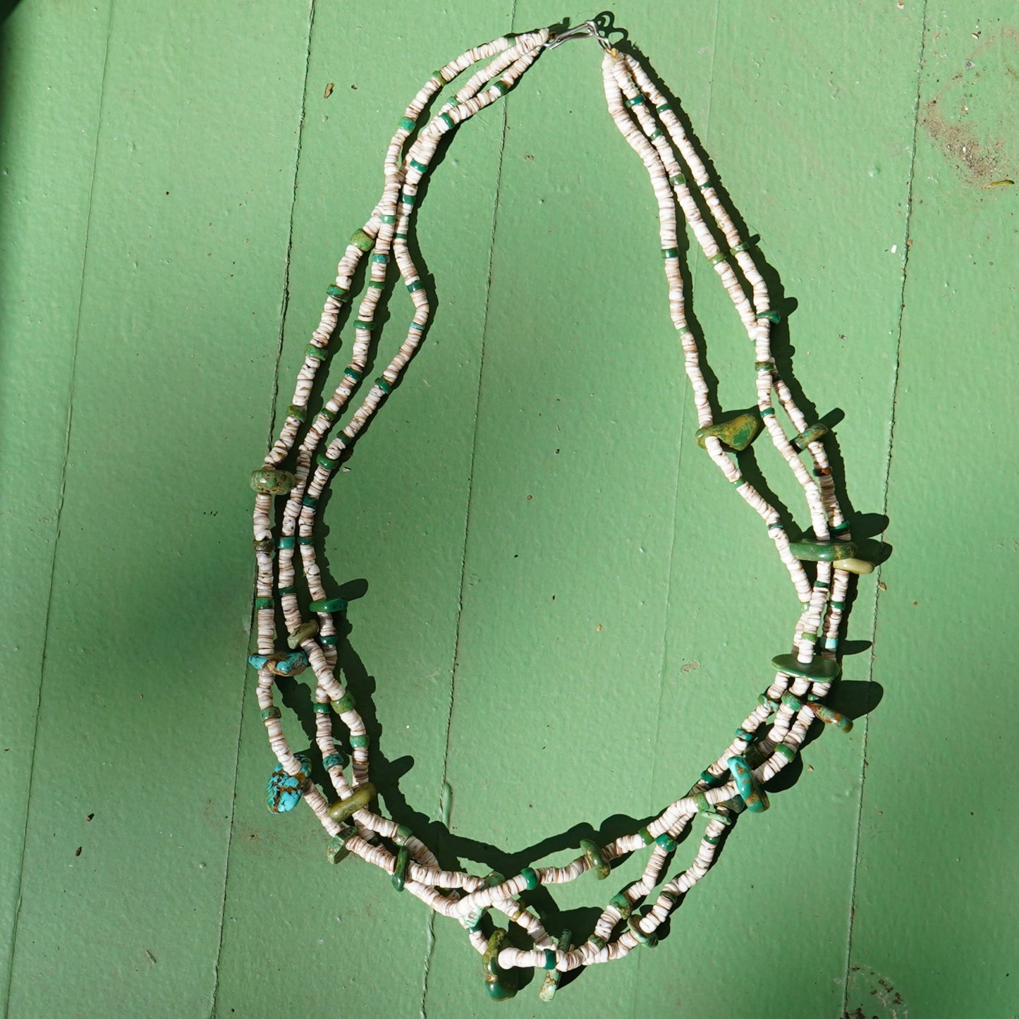 Vintage Navajo Three Strand Necklace