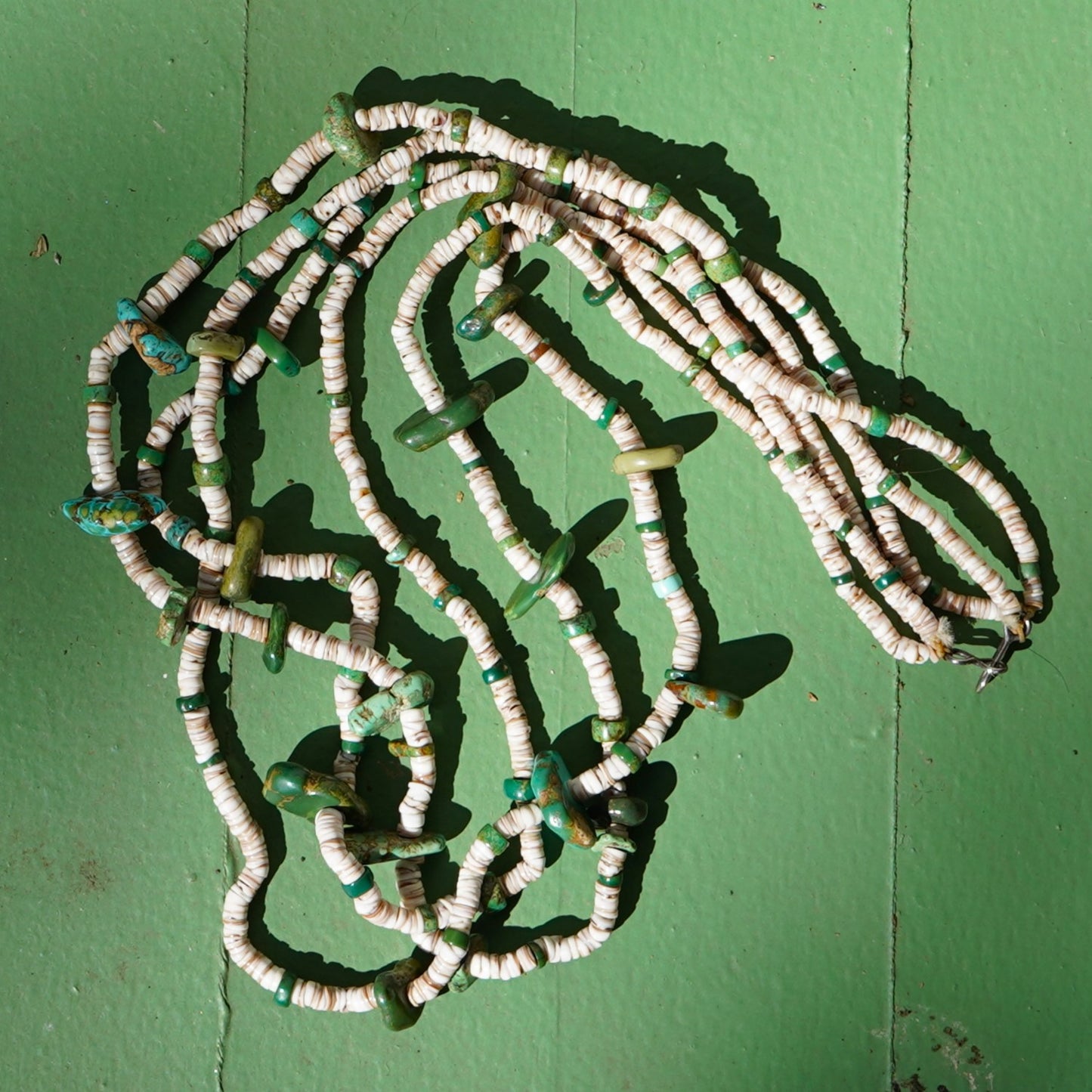 Vintage Navajo Three Strand Necklace