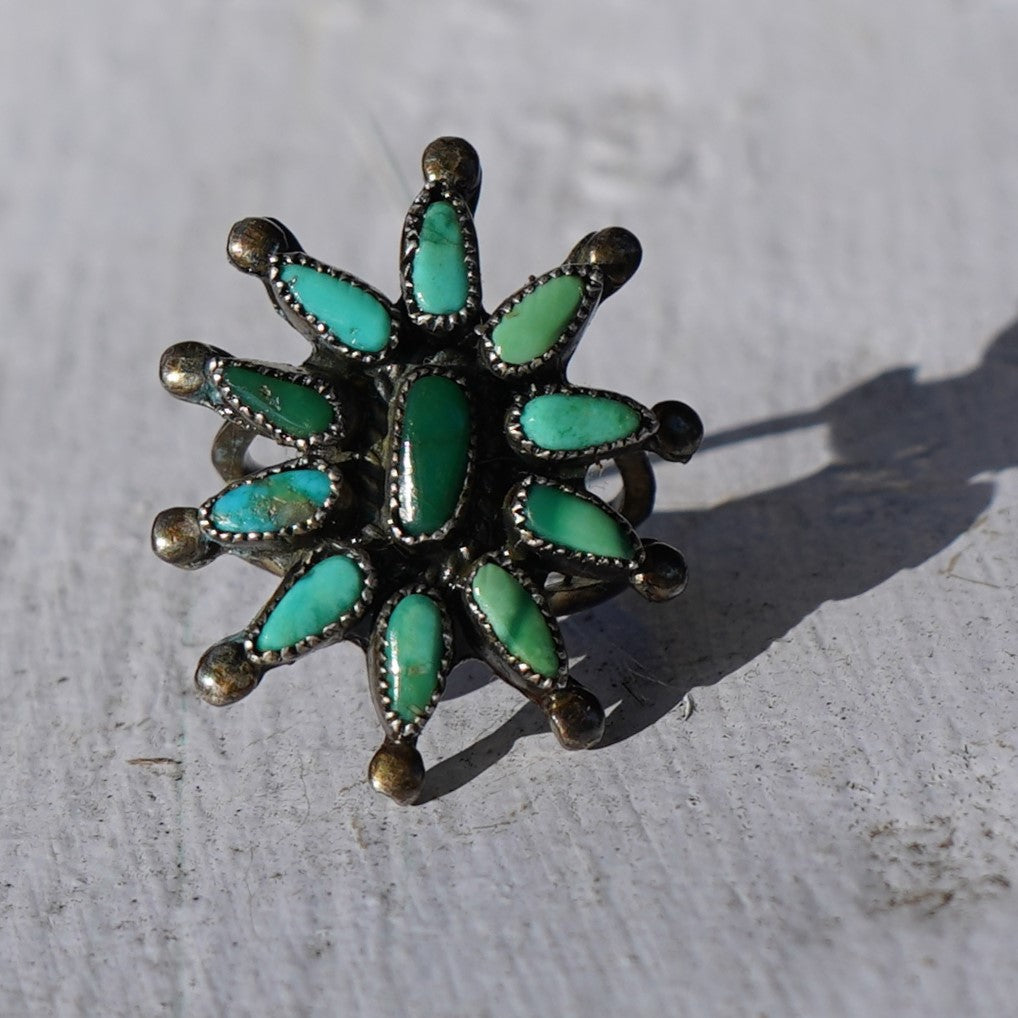 Vintage Navajo Turquoise Ring