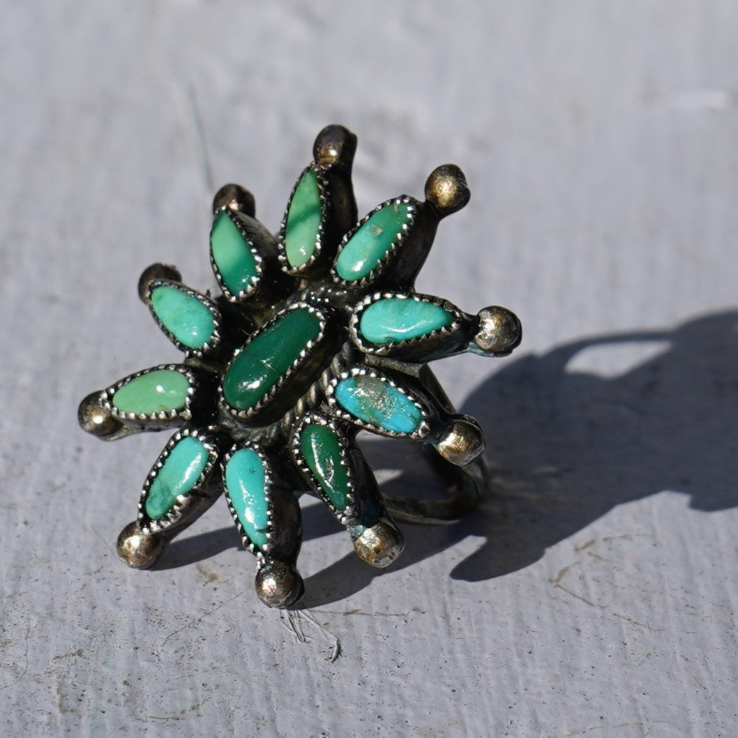 Vintage Navajo Turquoise Ring