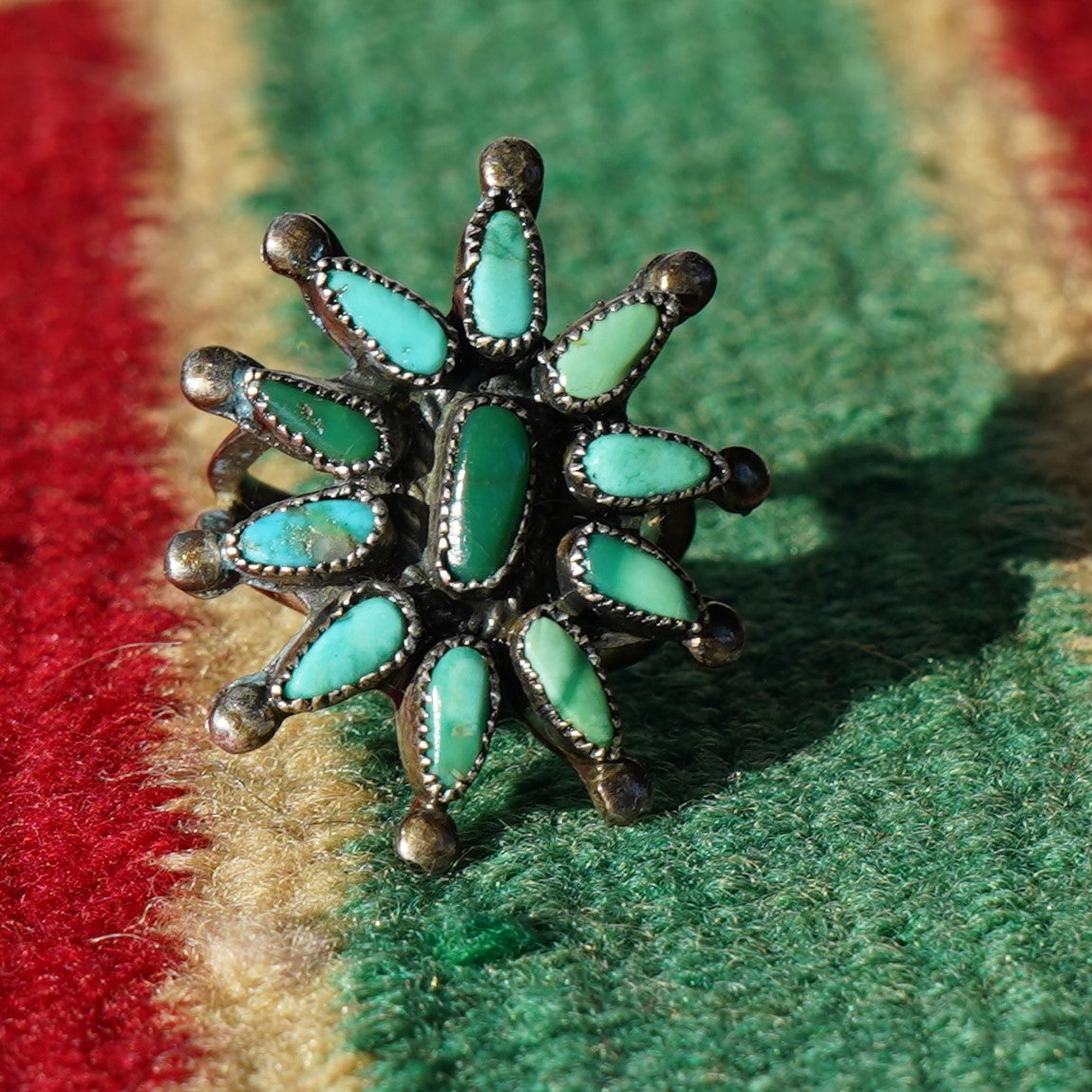 Vintage Navajo Turquoise Ring