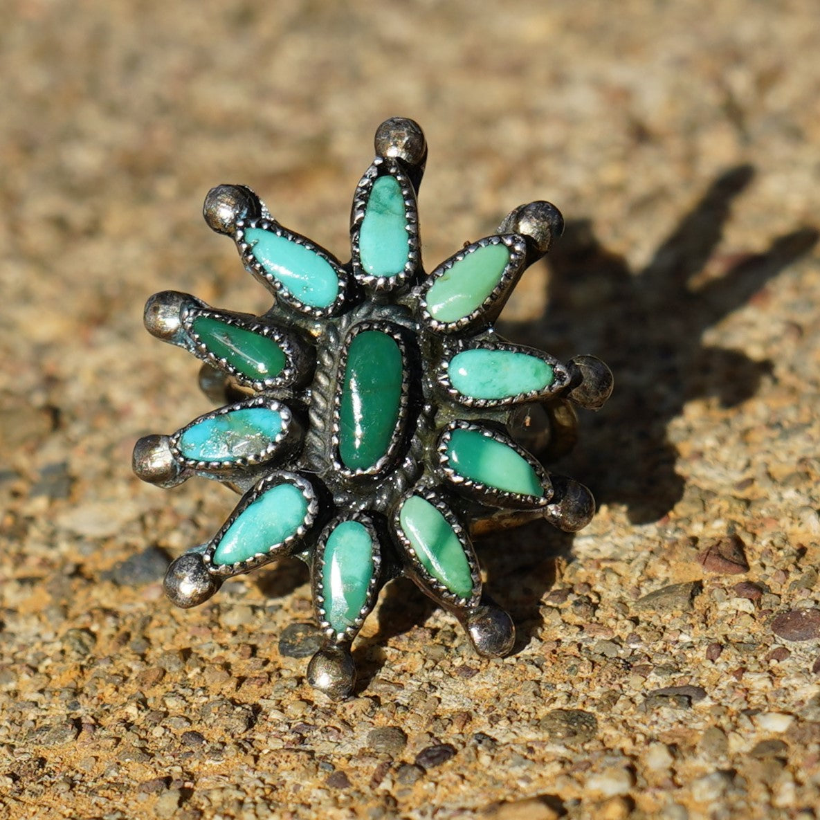 Vintage Navajo Turquoise Ring