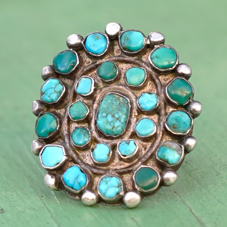 Navajo Split Shank Cluster Ring