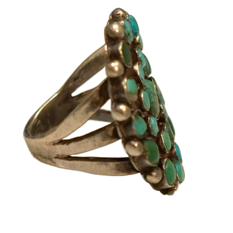 Navajo Split Shank Cluster Ring