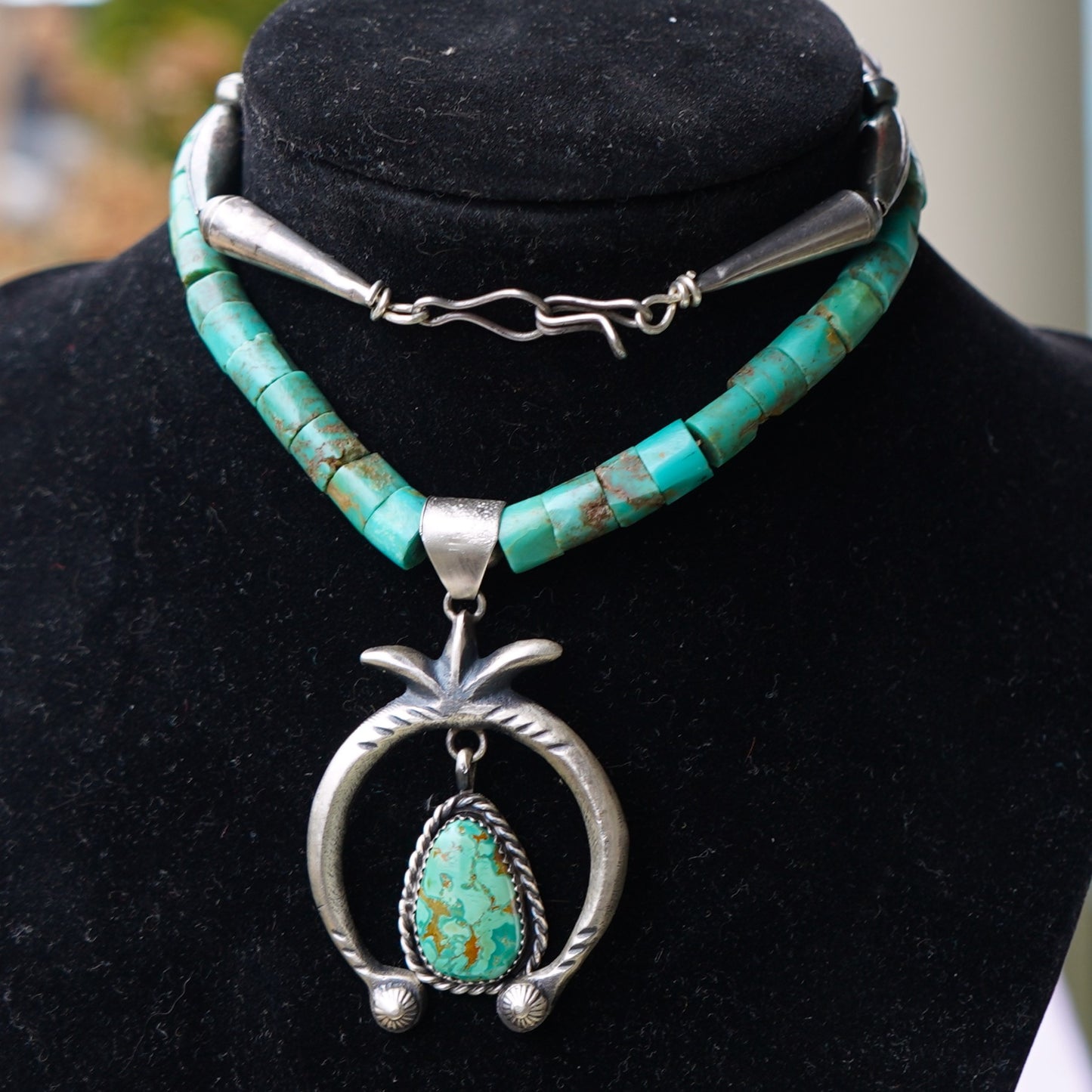 Naja Turquoise Pendant Necklace
