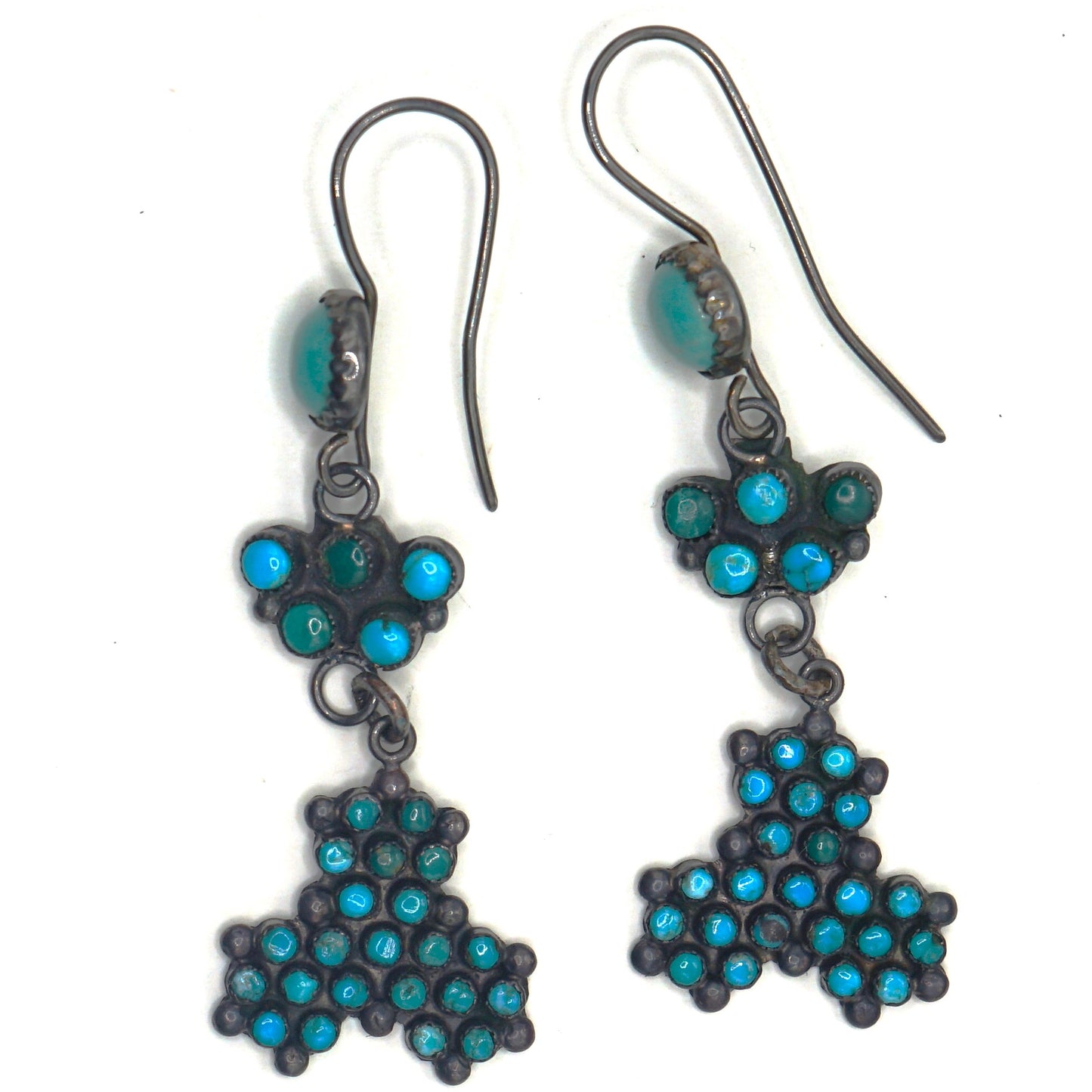 Vintage Zuni Turquoise Earrings