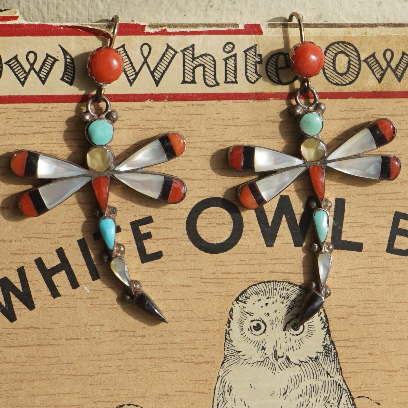 Vintage Dragonfly Earrings