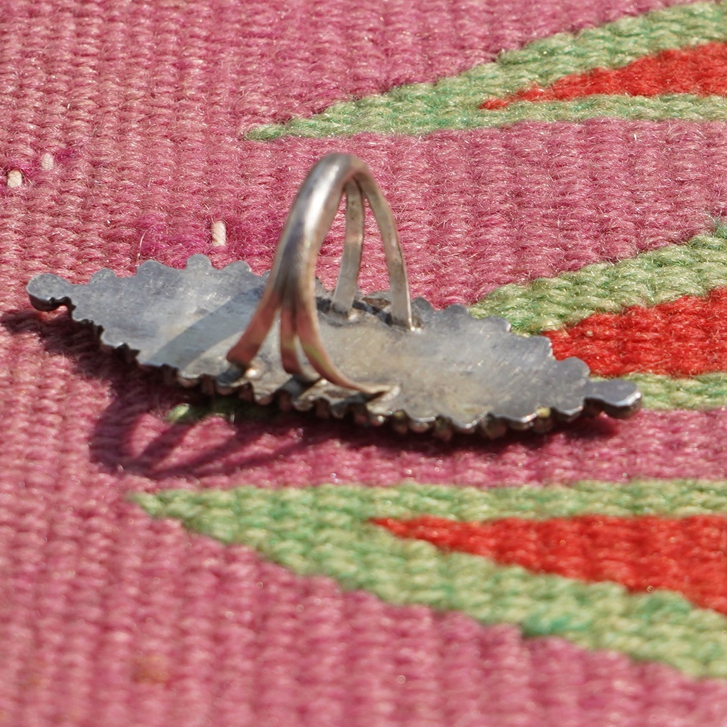 Vintage Zuni Turquoise Ring