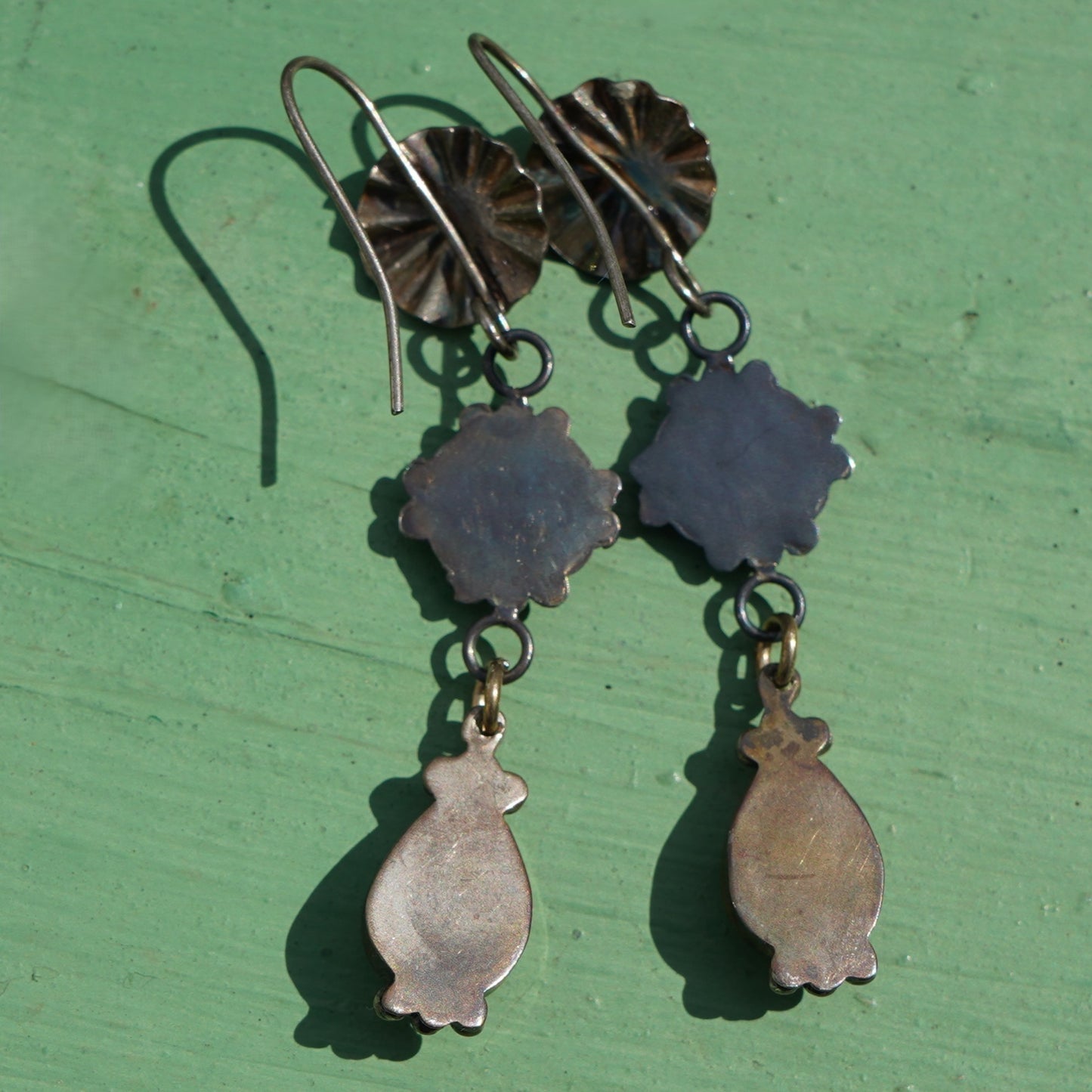 Vintage Turquoise Drop Earrings