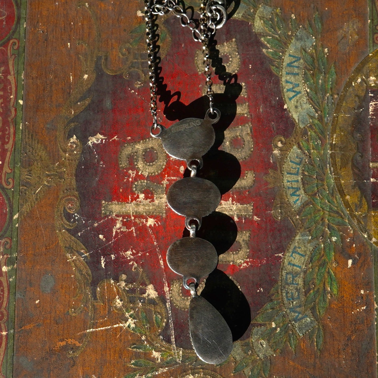 Sterling Silver Sonoran Gold Turquoise Lariat Necklace