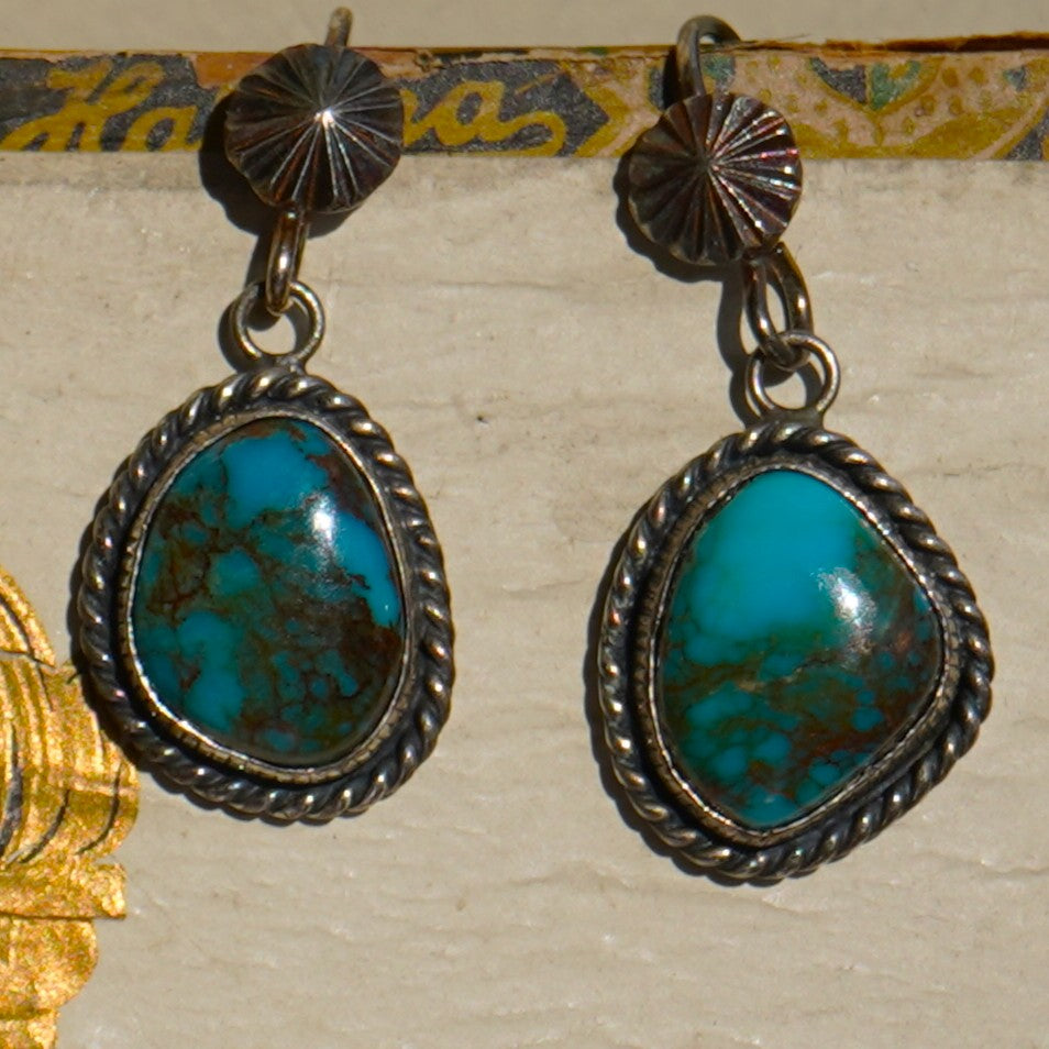 Vintage Turquoise Earrings