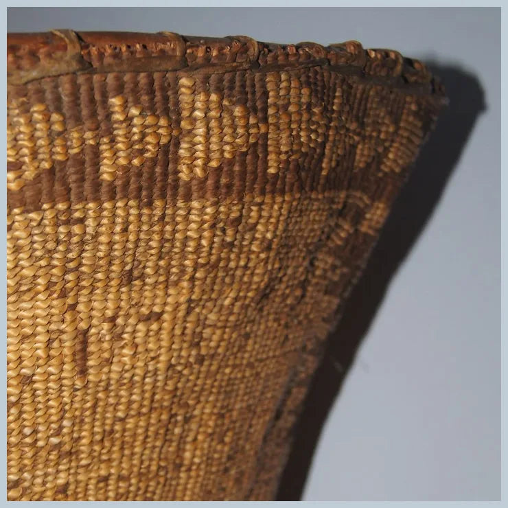 Incredible 1870's Pit River Burden Basket
