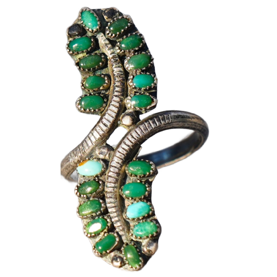 Vintage Zuni Turquoise Ring