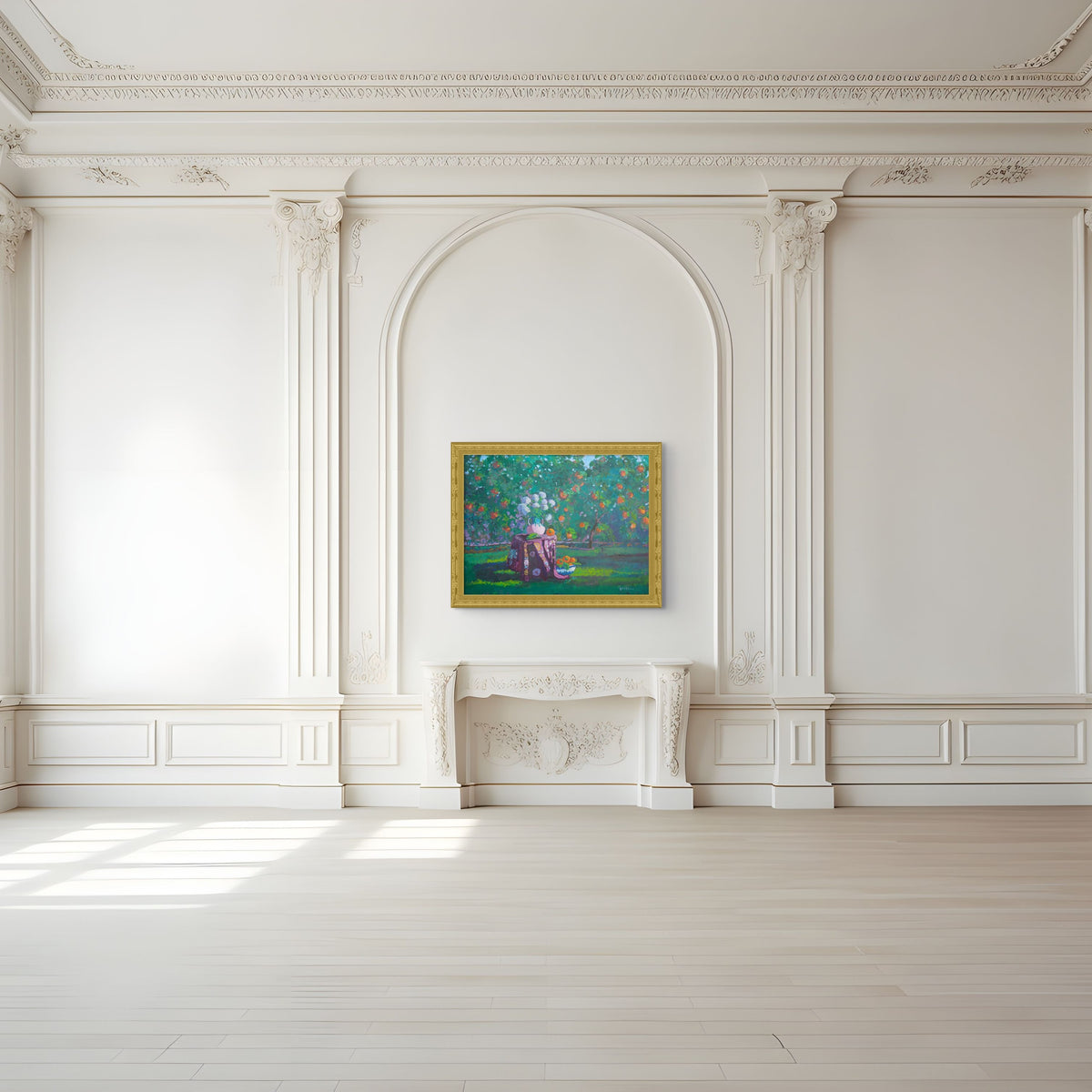 Large Floral Painting By Rachel Uchizono
