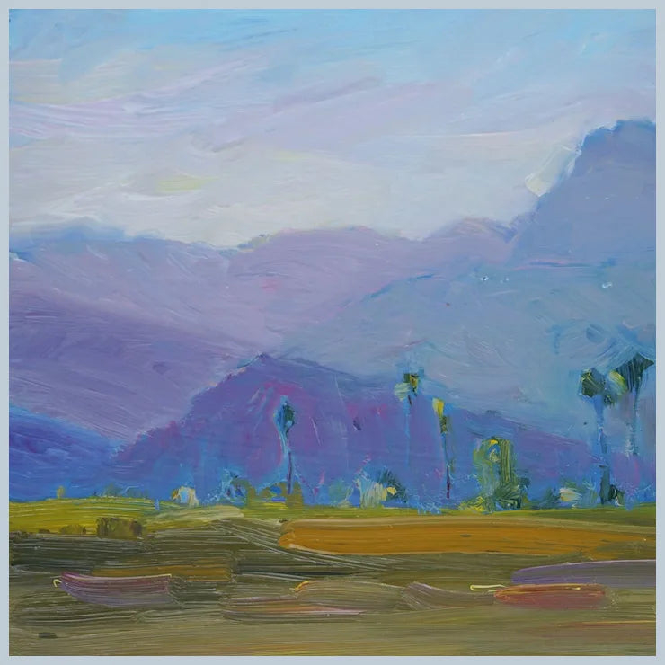 Anza Borrego Desert Landscape By Plein Air Artist Saim Caglayan