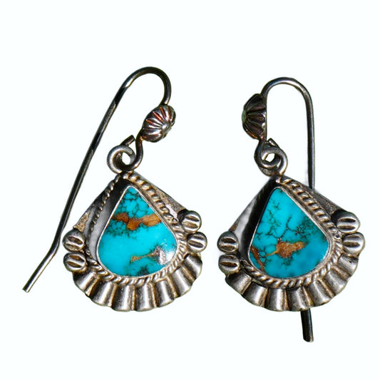 Vintage Southwest Style Turquoise Earrings