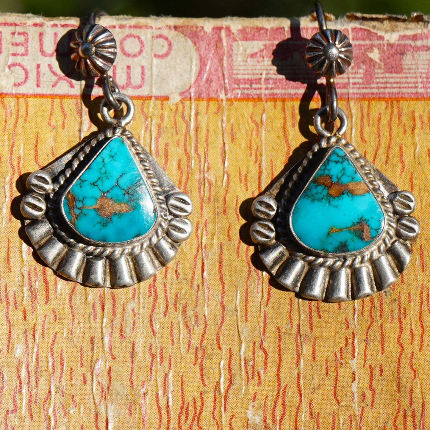 Vintage Southwest Style Turquoise Earrings