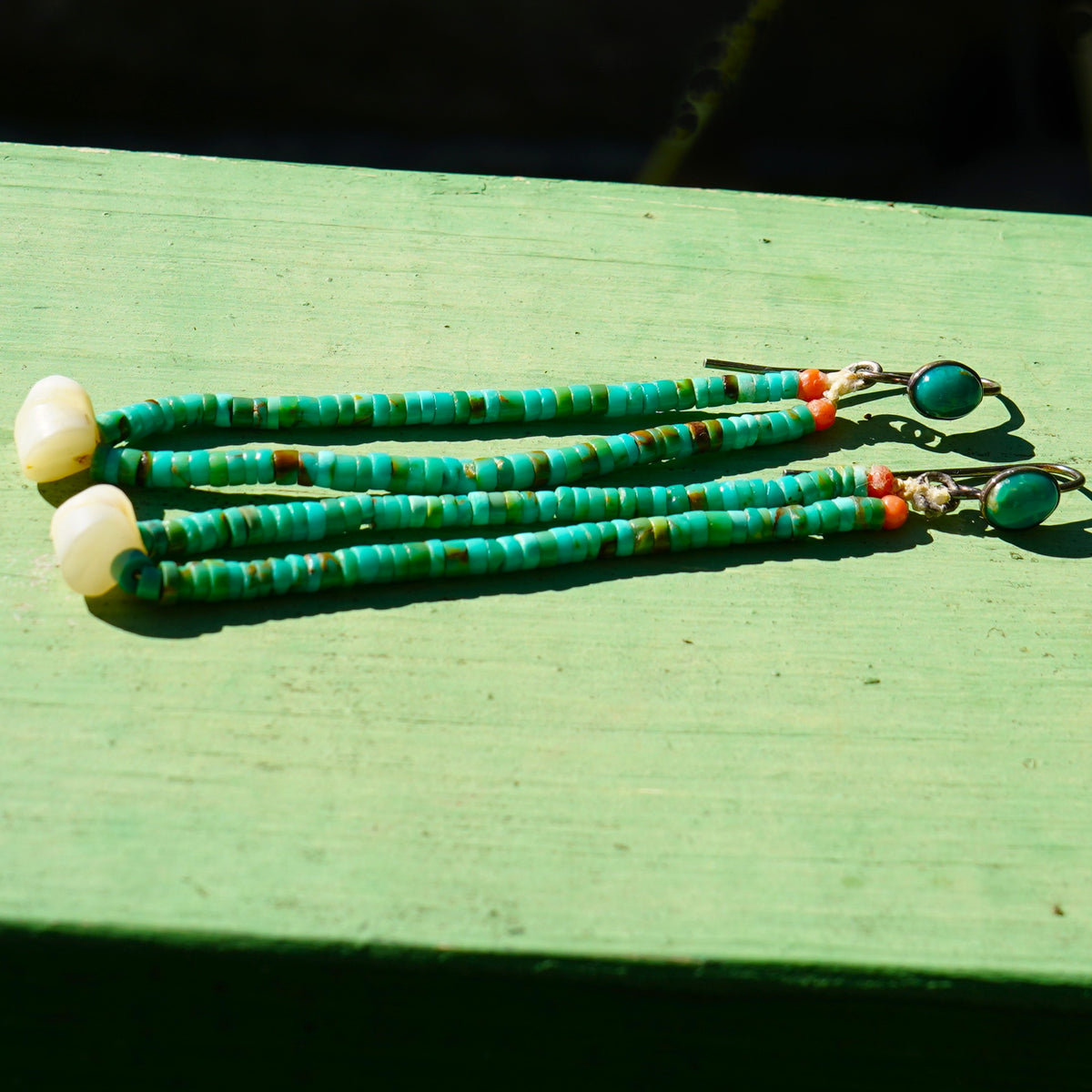 Vintage Turquoise Jacla Earrings