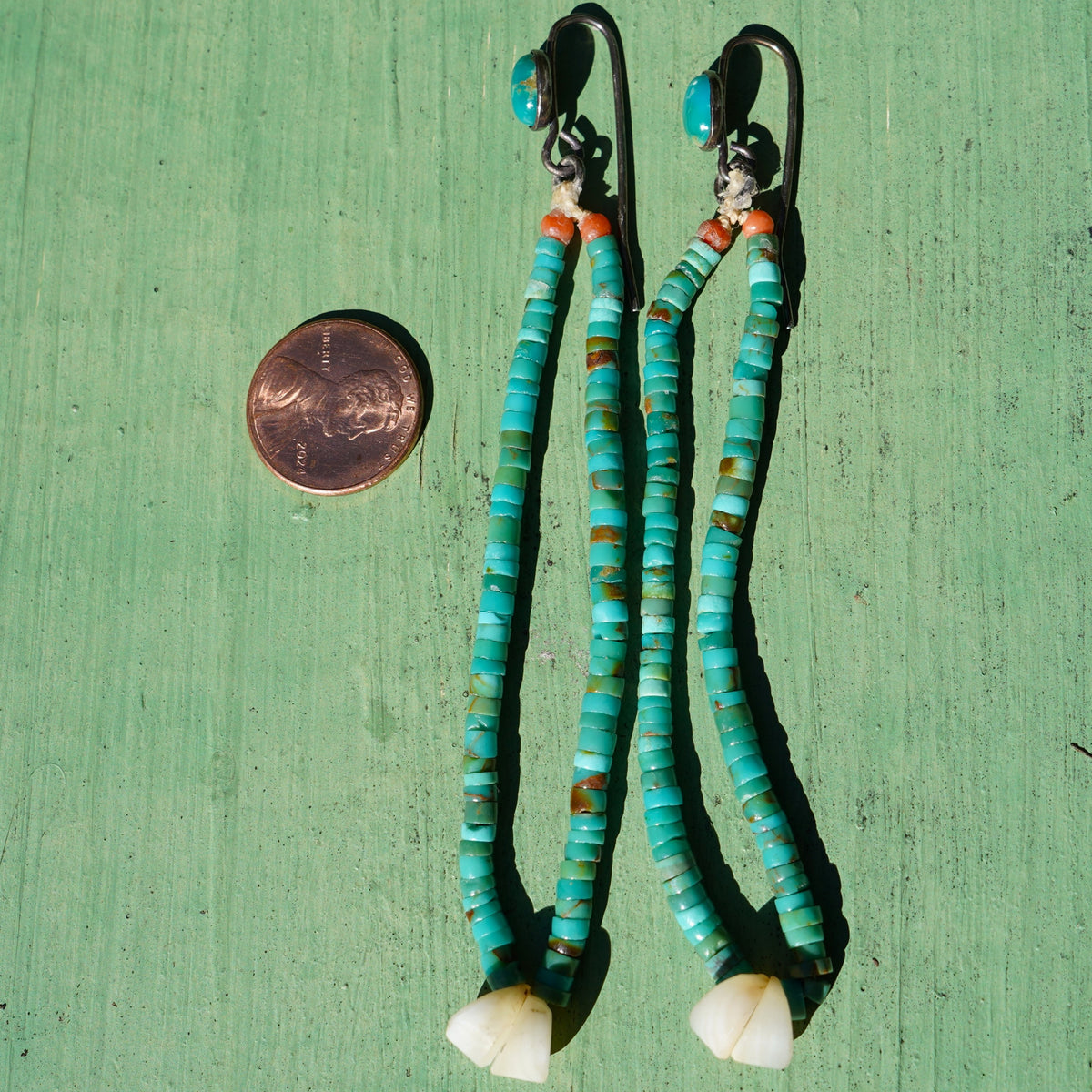 Vintage Turquoise Jacla Earrings