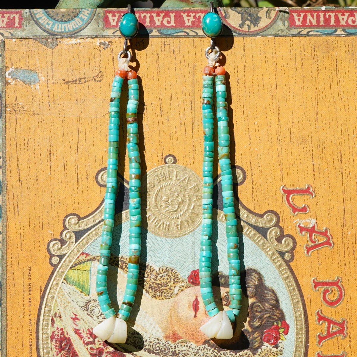 Vintage Turquoise Jacla Earrings