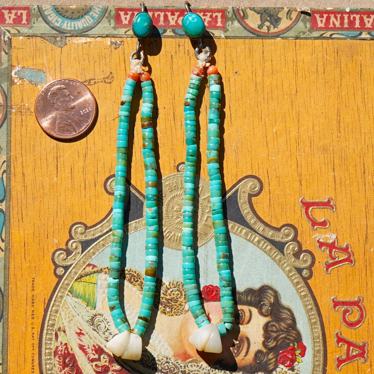 Vintage Turquoise Jacla Earrings