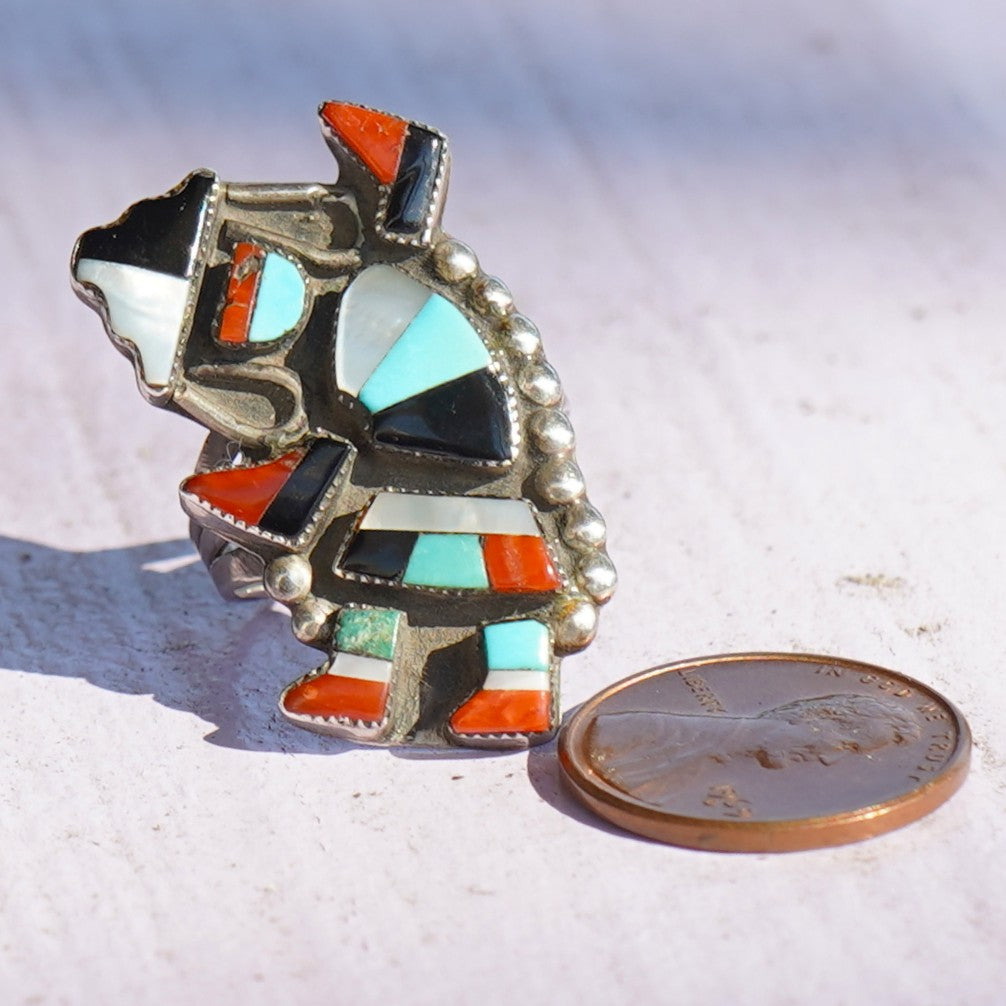 Vintage Rainbow Man Ring