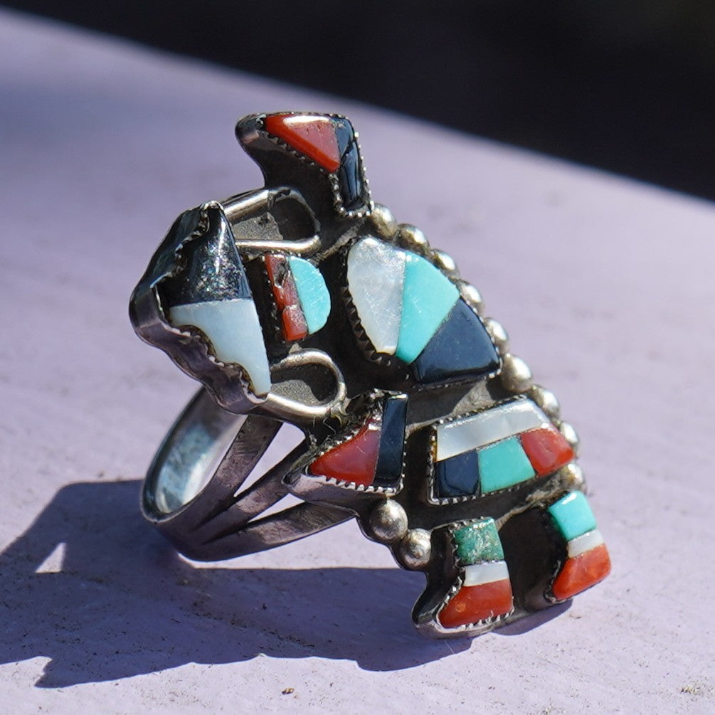 Vintage Rainbow Man Ring