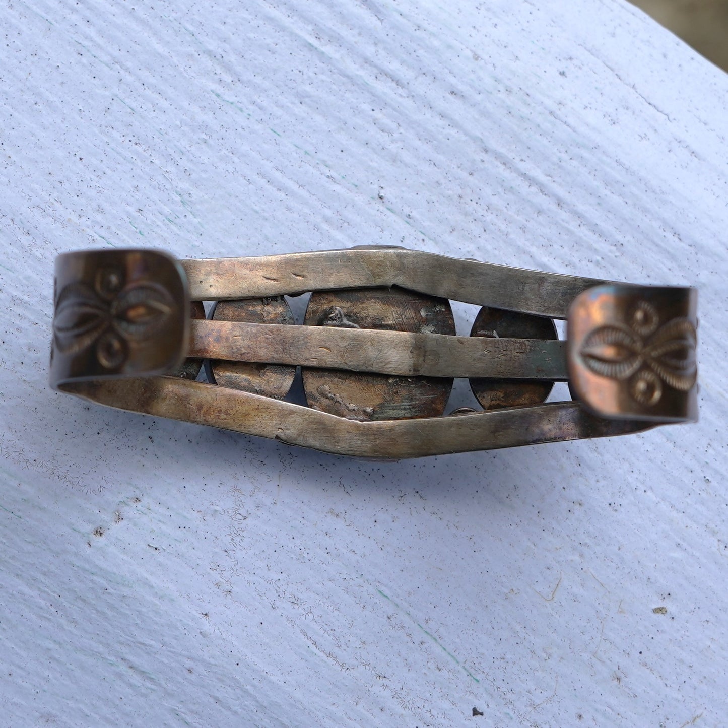 Old Fred Harvey Navajo Turquoise Bracelet