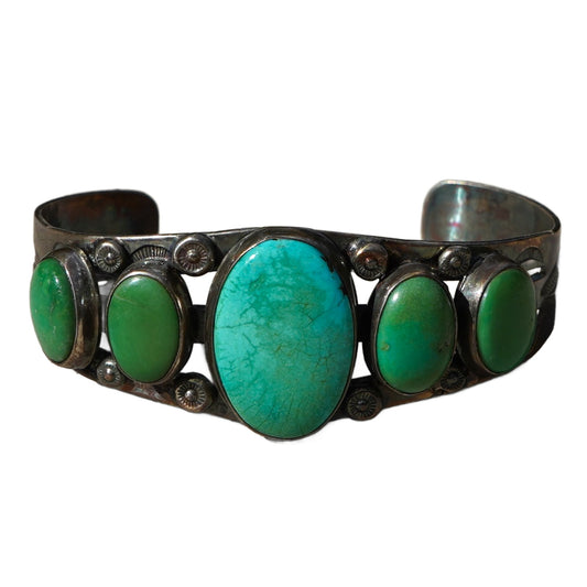 Old Fred Harvey Navajo Turquoise Bracelet