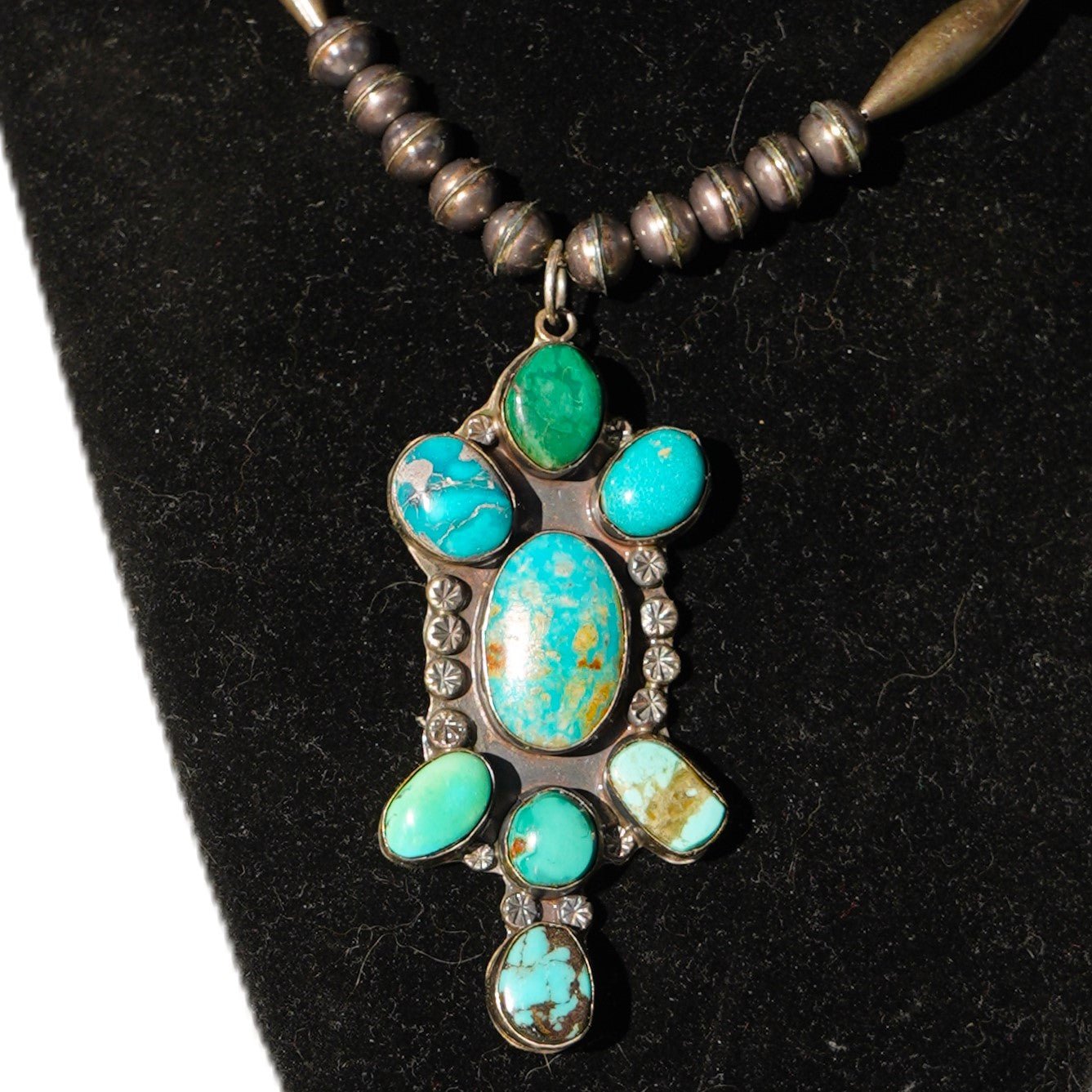 Navajo Turquoise Pendant Necklace