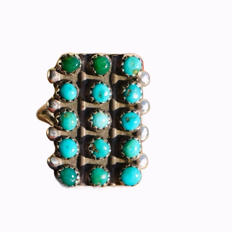 Vintage Snake Eye Turquoise Ring