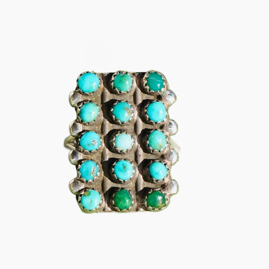 Vintage Snake Eye Turquoise Ring