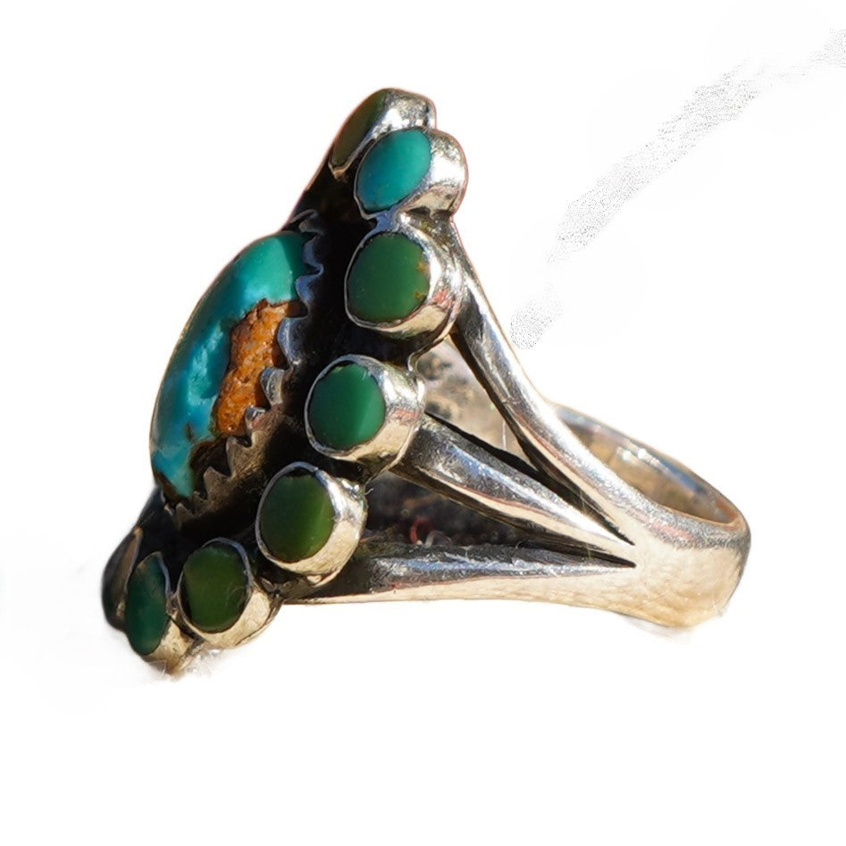 Vintage Zuni Turquoise Ring