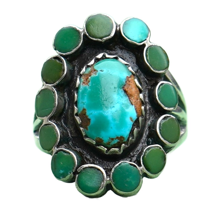 Vintage Zuni Turquoise Ring