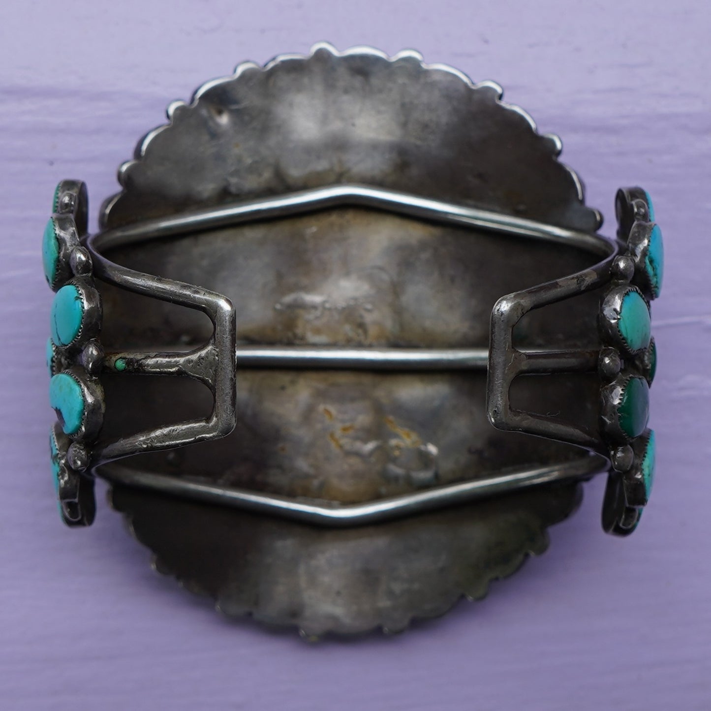 1930's Turquoise Cluster Bracelet