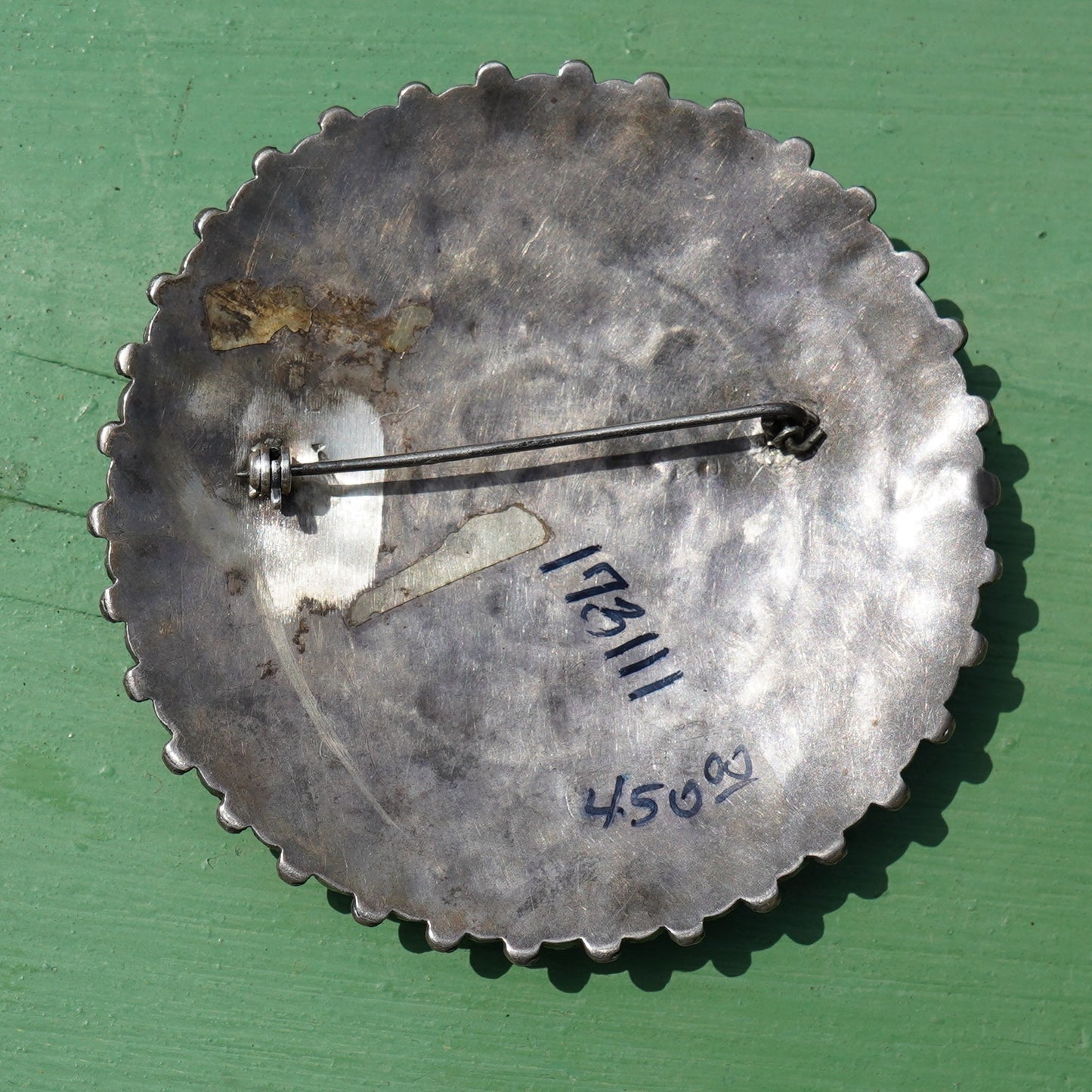 Old Cerrillos Turquoise Pin