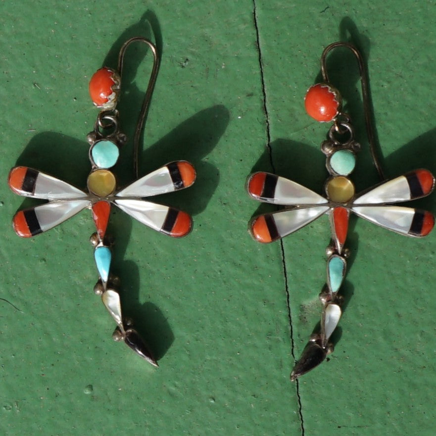 Vintage Dragonfly Earrings