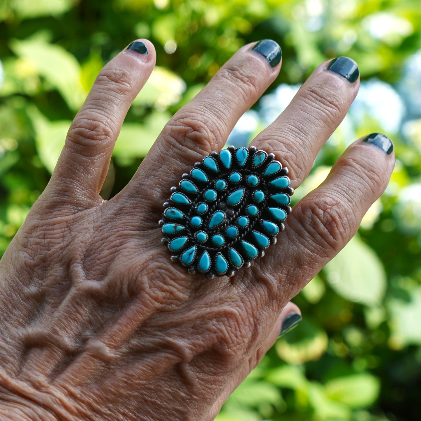 Large Vintage Zuni Ring