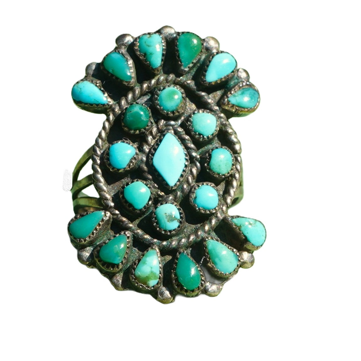 Vintage Zuni Turquoise Ring