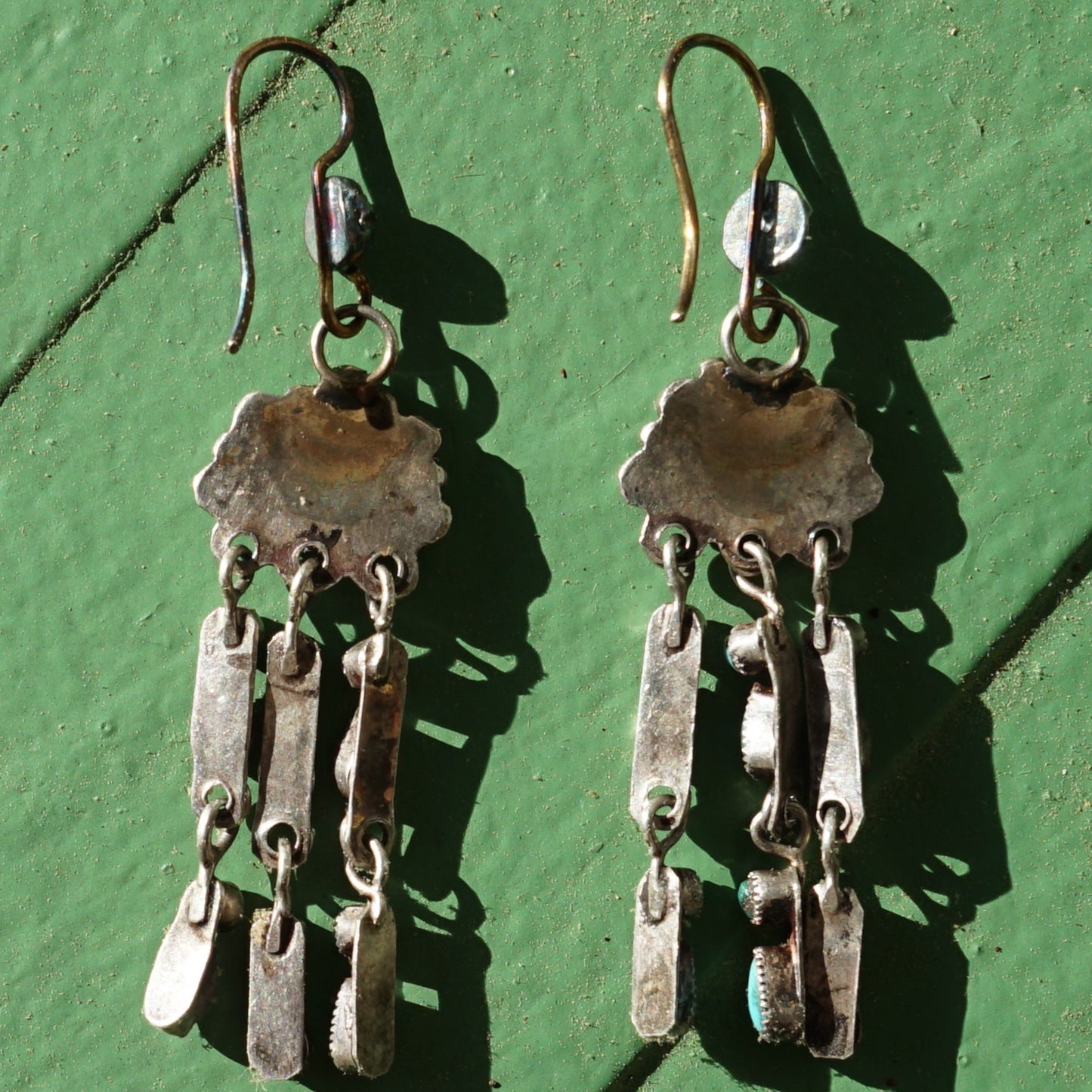 Vintage Zuni Turquoise Earrings