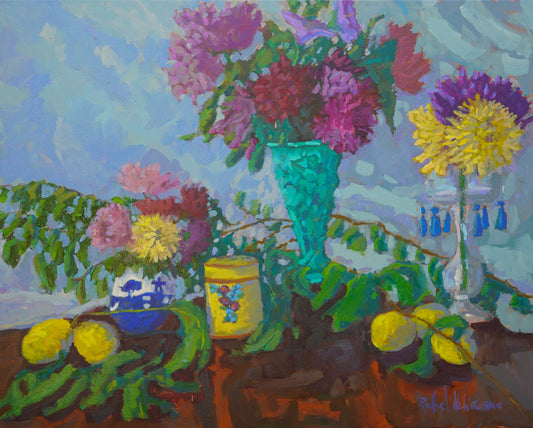 Floral Oil Painting By Rachel Uchizono