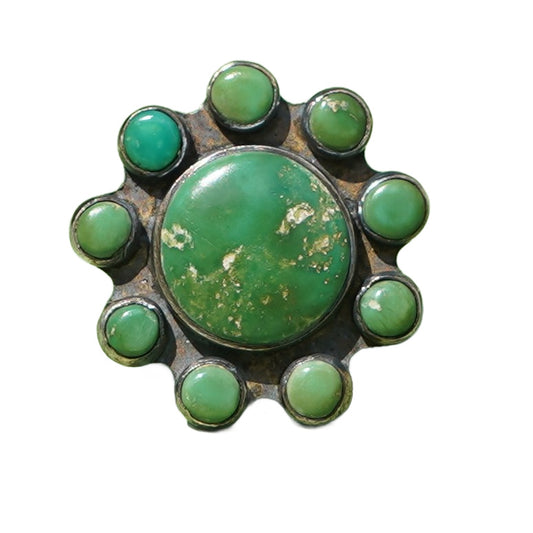 Vintage Navajo Turquoise Satellite Ring