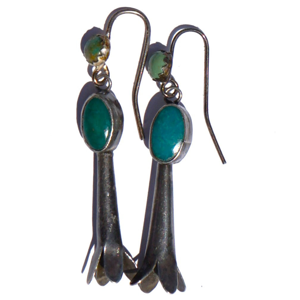 Vintage Squash Blossom Earrings