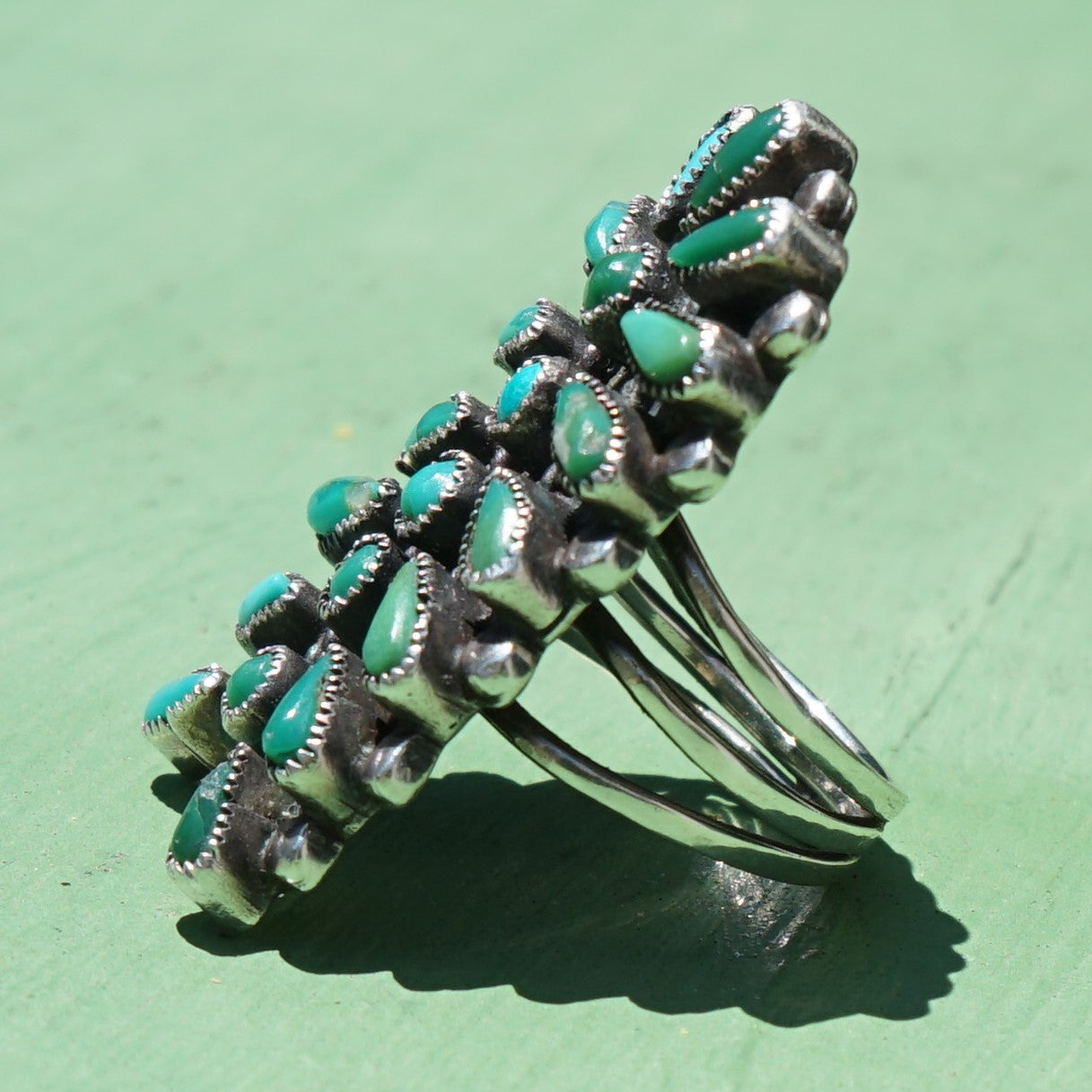 Vintage Zuni Turquoise Ring