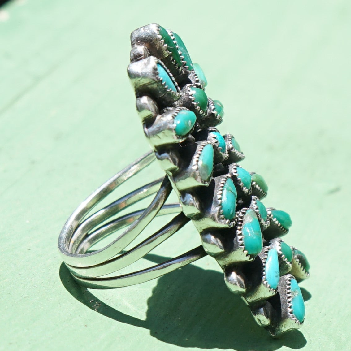 Vintage Zuni Turquoise Ring