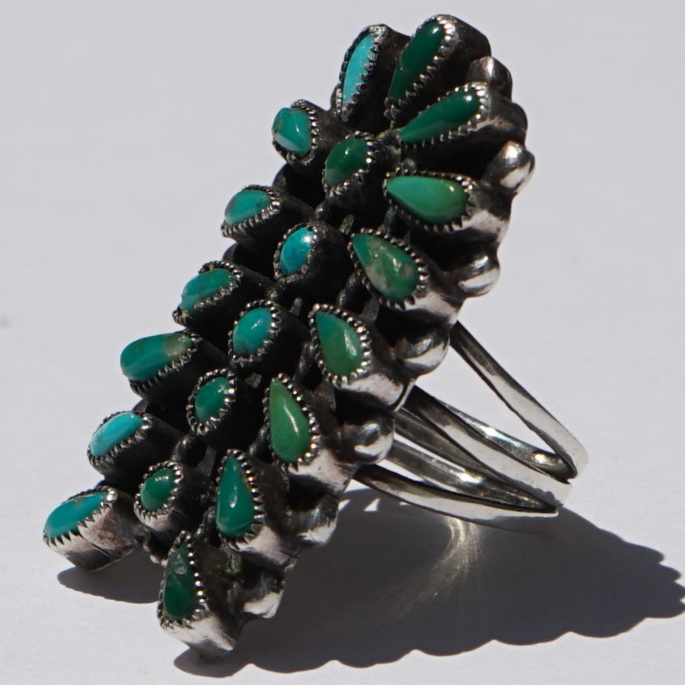 Vintage Zuni Turquoise Ring