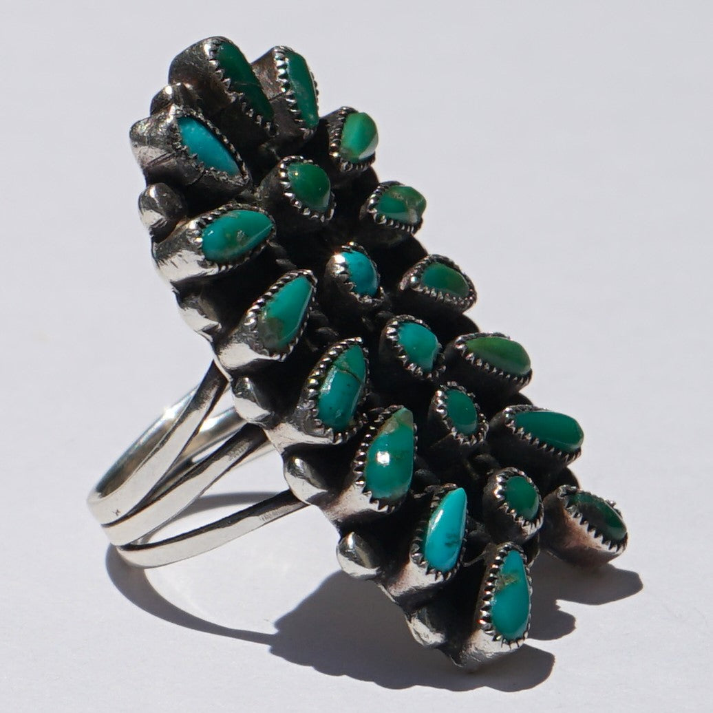 Vintage Zuni Turquoise Ring